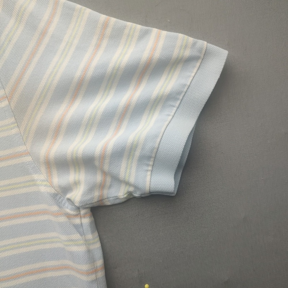 Brooks Brothers 346 Polo Shirt Mens Large Multicolor Striped Preppy - Picture 6 of 15